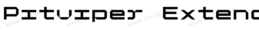 Pitviper Extended字体转换